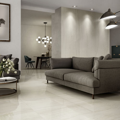 Carrelage en grès cérame - TRILOGY : ONYX LIGHT - Panaria ceramica - poli / brillant / émaillé