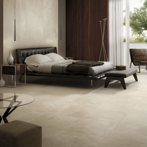 Carrelage en grès cérame - TRILOGY 0.3 : MOON BEIGE - Panaria ceramica - poli / brillant / d'intérieur
