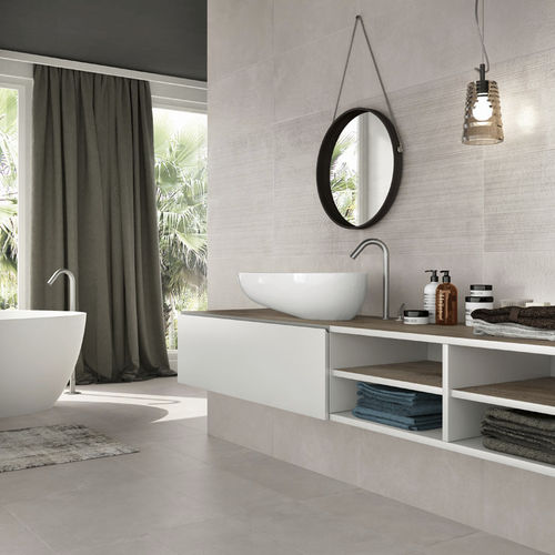 Carrelage en grès cérame - METROPOLITAN : DECOS - DARK STRIPES - Panaria ceramica - finition naturelle / d'intérieur / mural