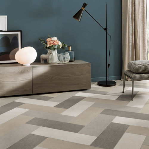 Carrelage en grès cérame - CRAFT : DECOS - HERRINGBONE MODULUS A-B - Panaria ceramica - finition naturelle / d'intérieur / mural