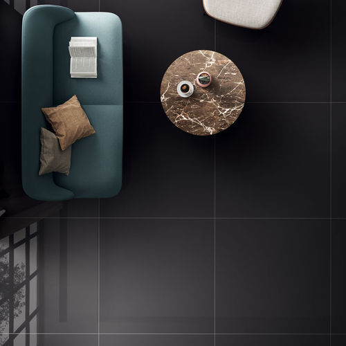 Carrelage en grès cérame - MUST 0.3 : BE BLACK - Panaria ceramica - brillant / satiné / d'intérieur