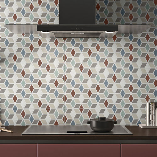 Carrelage en céramique émaillée - EVEN : DECORS - Panaria ceramica - finition naturelle / d'intérieur / mural
