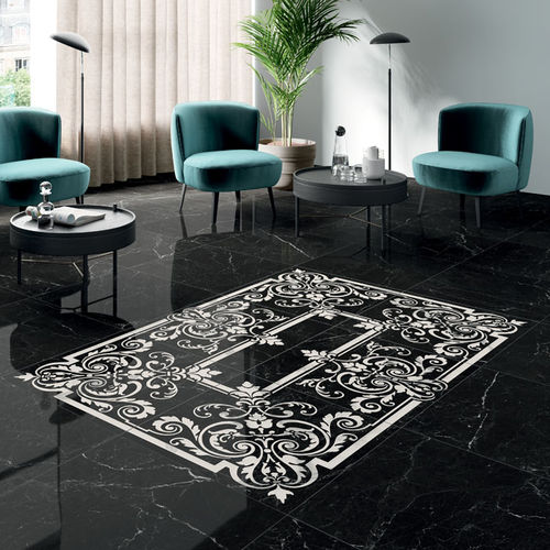 Carrelage en grès cérame - ETERNITY : MARQUINA BLACK - Panaria ceramica - mat / brillant / d'intérieur