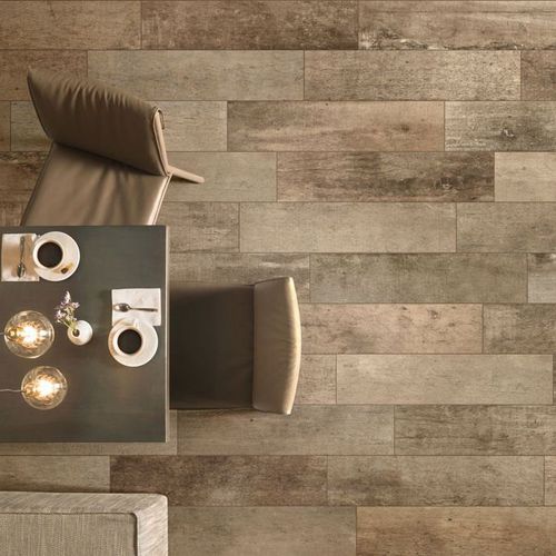 Carrelage en grès cérame - WOOD TREND : WALNUT MULTI - Panaria ceramica - finition naturelle / d'intérieur / de sol