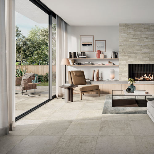 Carrelage en grès cérame - HOME : WHITE RANGE - Panaria ceramica - finition naturelle / structure / d'intérieur