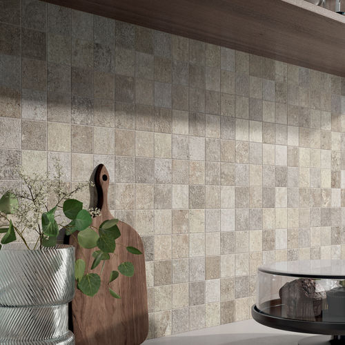 Carrelage en grès cérame - HOME : DECORS - Panaria ceramica - finition naturelle / d'intérieur / mural