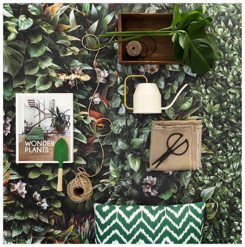 Carrelage d'intérieur - GLAM : GREENWALL - Panaria ceramica - mural / 50x100 cm / à motif floral