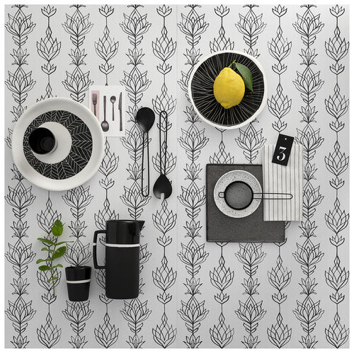 Carrelage en grès cérame - GLAM : WASHI - Panaria ceramica - d'intérieur / mural / floral