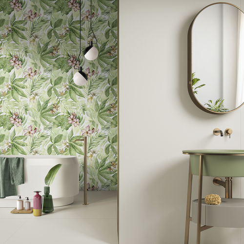 Carrelage en grès cérame - MUST 0.3 : STAR WHITE - Panaria ceramica - poli / d'intérieur / de salle de bain