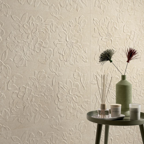 Carrelage en grès cérame - IQONIQA : BLOSSOM VELVET - Panaria ceramica - mat / à relief / d'intérieur