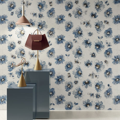 Carrelage en grès cérame - IQONIQA : POPPY COLD - Panaria ceramica - mat / d'intérieur / de salle de bain