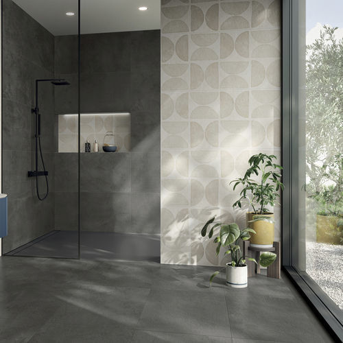 Carrelage en grès cérame - LA MATIÈRE - TERRENOIRE - Panaria ceramica - finition naturelle / structure / d'intérieur