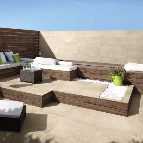 Carrelage en grès cérame - URBANATURE : CONCRETE  - Panaria ceramica - finition naturelle / structure / d'intérieur