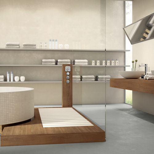 Carrelage en grès cérame - EXPERIENCE 0.3 : BIANCO DENSO - Panaria ceramica - poli / laminé / d'intérieur