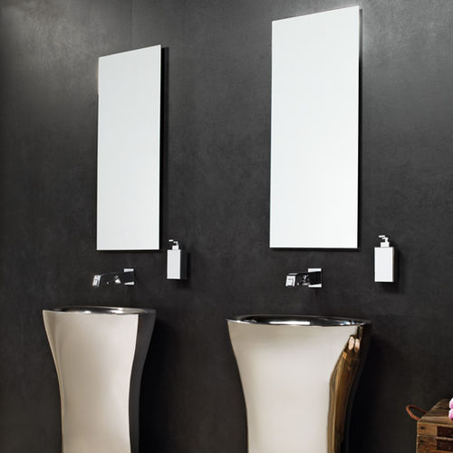 Carrelage en grès cérame - EXPERIENCE 0.3 : NERO PURO - Panaria ceramica - poli / laminé / d'intérieur