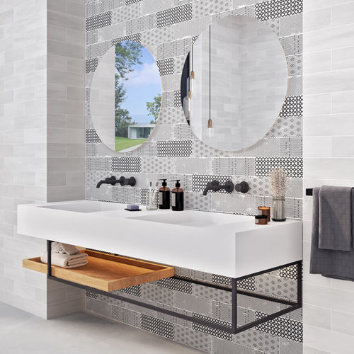 Carrelage en béton - ALBA AZUL CLARO - PAVIGRES CERAMICAS - mat / d'intérieur / de salle de bain