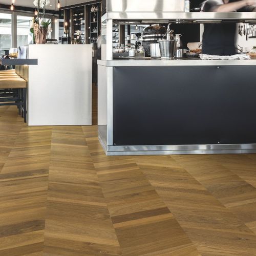 Parquet contrecollé - W2434-04374 - PERGO - en chêne / mat / à coller