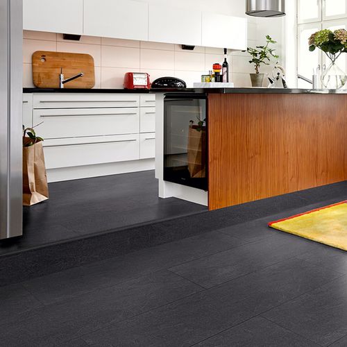 Sol stratifié en HDF - L0320-01778 - PERGO - flottante clic / aspect pierre / aspect carrelage
