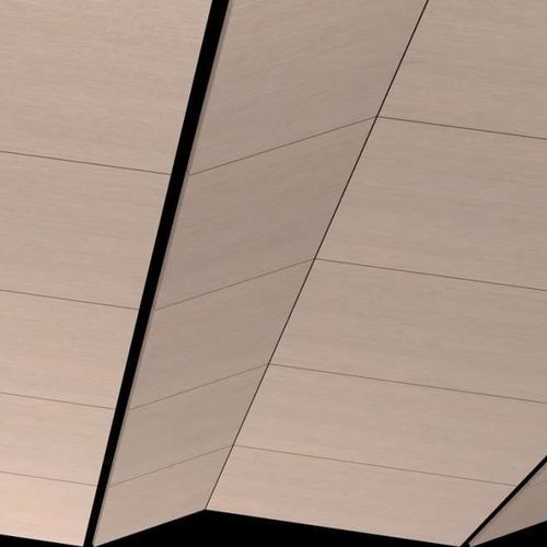 Faux-plafond en bois - DORSALE - OBERFLEX - en dalles / pour bureau / d'intérieur