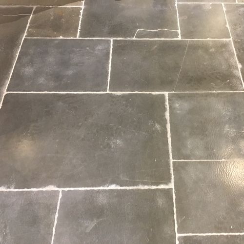 Dallage en pierre naturelle - CÉNEVIÈRES GRIS NOIR - OCCITANIE PIERRES - d'intérieur / de salon / de cuisine