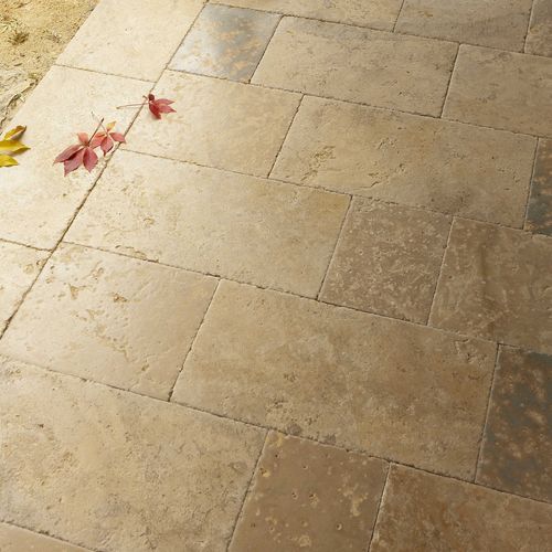 Dallage en pierre naturelle - AUBEROCHE CHATAIGNE - OCCITANIE PIERRES - d'extérieur / d'intérieur / de terrasse