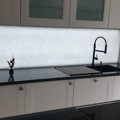 Crédence de cuisine en verre - POLAR - OCCITANIE PIERRES - à haute résistance
