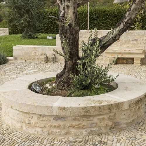 Chaperon de mur pour clôture de jardin - OCCITANIE PIERRES - en pierre