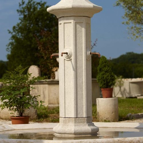 Fontaine de jardin - LAVANDIERES - OCCITANIE PIERRES - publique / en pierre / classique