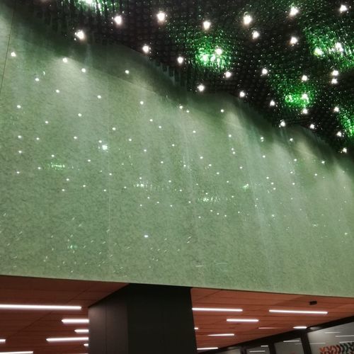 Panneau de revêtement - OCCITANIE PIERRES - pour agencement intérieur / en matières recyclées / en verre