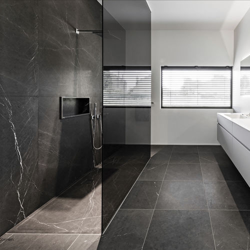 Paroi de douche fixe - LASHOTOR - OCCITANIE PIERRES - rectangulaire / sur receveur / en verre trempé