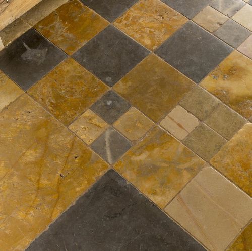 Carrelage en pierre naturelle - CÉNEVIÈRES OCTOBRE - OCCITANIE PIERRES - texturé / d'intérieur / de salon
