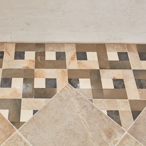Carrelage en pierre naturelle - CÉNEVIÈRES PARTHÉNON - OCCITANIE PIERRES - lisse / d'intérieur / de salle de bain