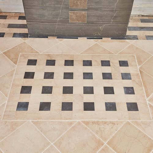 Carrelage en pierre - POINÇONS - OCCITANIE PIERRES - lisse / d'intérieur / de salle de bain
