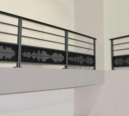 Garde-corps en aluminium - EPURADECO - ORIAL - à barreaux / d'intérieur / pour balcon
