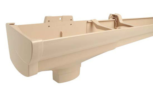 Gouttière PVC - 25 - Nicoll - demi-ronde