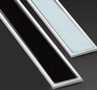 Grille pour caniveau pour douche - DOCIA® CRYSTAL - Nicoll