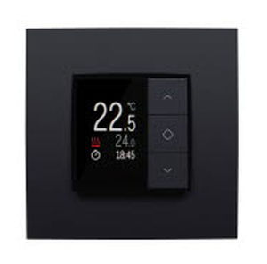 Thermostat pour chauffage - 550-13052 - Niko - d'ambiance / encastrable au mur / noir