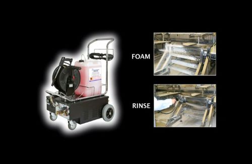 Machine de nettoyage d'assainissement pour sanitaires - IdroFoamRinse FOOD 400 - Santoemma