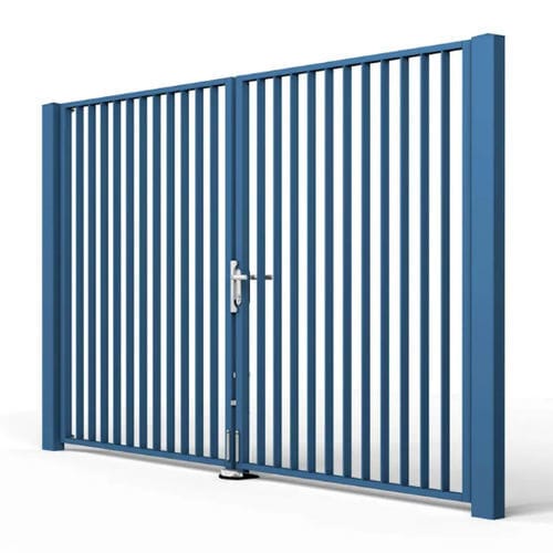 Portail pivotant - KINÉTIK™ - NORMACLO - en acier galvanisé / en acier à revêtement par poudre / à barreaux