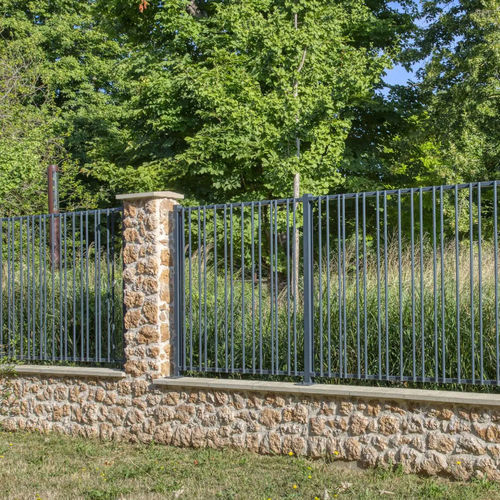 Clôture à barreaux - PRIMADESIGN™ - NORMACLO - résidentielle / pour espace public / en acier galvanisé