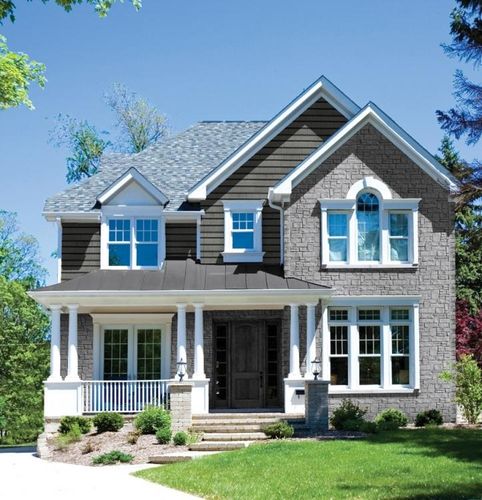 Parement en polymère - NOVISTONE™ SK - NOVIK - extérieur / aspect pierre / décoratif