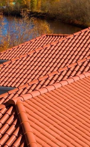 Panneau de toiture en polymère - NOVICLAY® - NOVIK - aspect tuile / étanche / avec protection UV