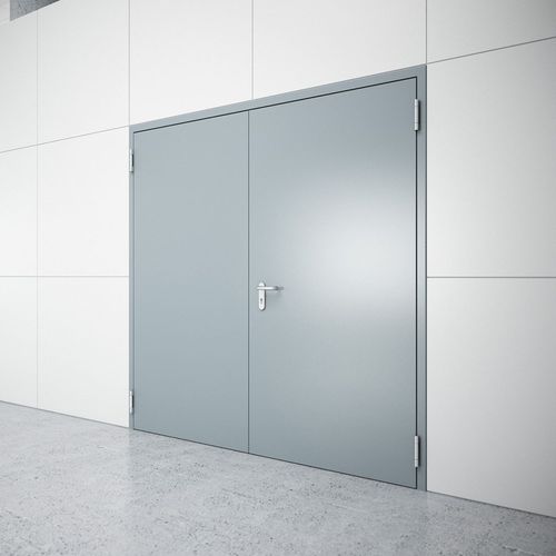 Porte d'intérieur - NOVOPORTA PLANO MZ - Novoferm - en acier galvanisé / en stratifié / battante
