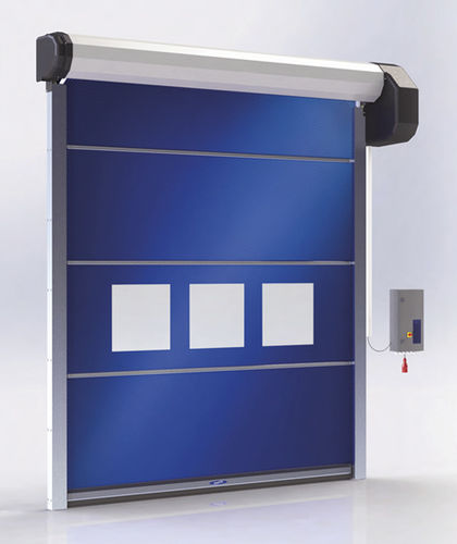 Porte industrielle enroulable - Strong - Novoferm - en acier galvanisé / en PVC / automatique