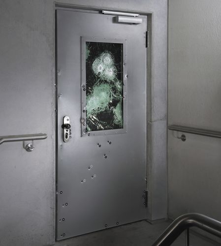 Porte d'intérieur - NOVOPORTA PREMIO S-D-1 - Novoferm - en acier / battante / contemporaine