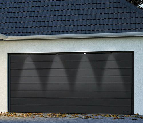 Porte de garage sectionnelle - PREMIUM PLUS - Novoferm - en acier / automatique / isolante