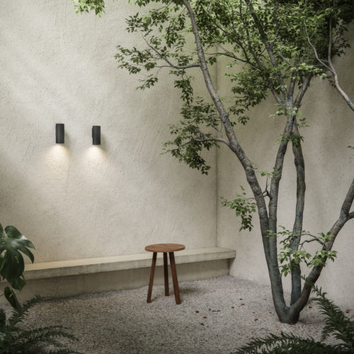 Applique murale contemporaine - NUDE - Modular Lighting Instruments - d'extérieur / en aluminium / ronde