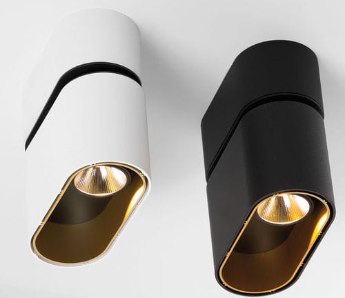 Spot de plafond - DUELL - Modular Lighting Instruments - encastrable au plafond / à LED / halogène
