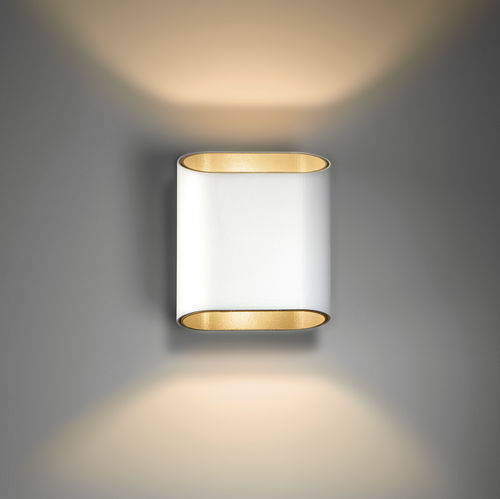 Applique murale contemporaine - TRAPZ - Modular Lighting Instruments - d'intérieur / en métal / courbée