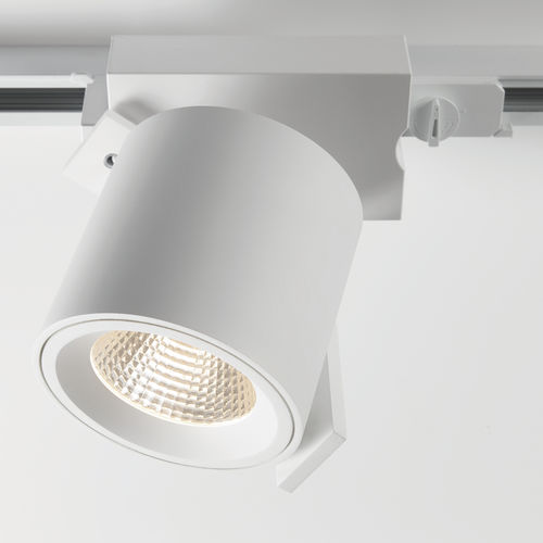 Spot LED Sur Rail Orientable 20W Blanc Neutre 4000K - Pour Boutique, Galerie, Vitrine - Éclairage Accentué Moderne